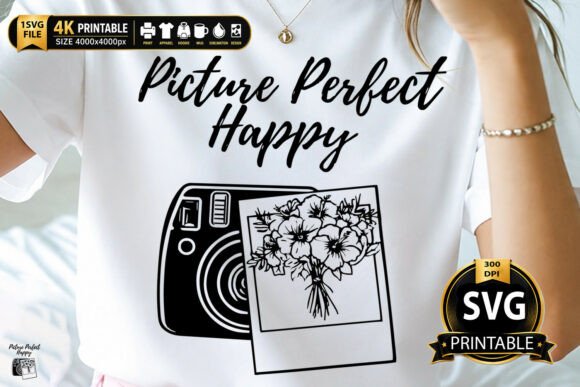 Download Picture Perfect Happy Camera Floral - Premium Resources